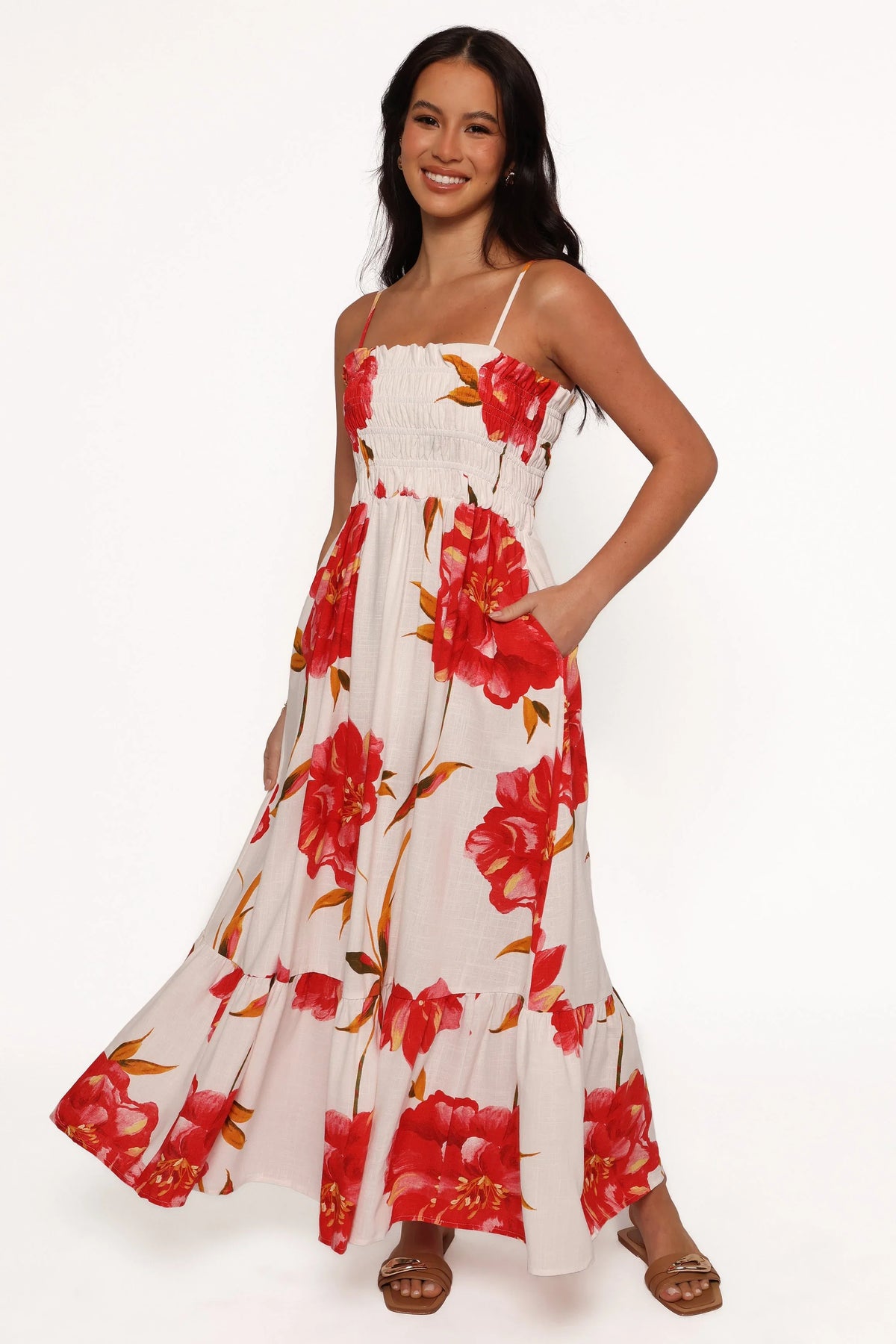 Bridger Maxi Dress Scarlet Rose