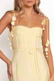 Della Midi Dress Yellow