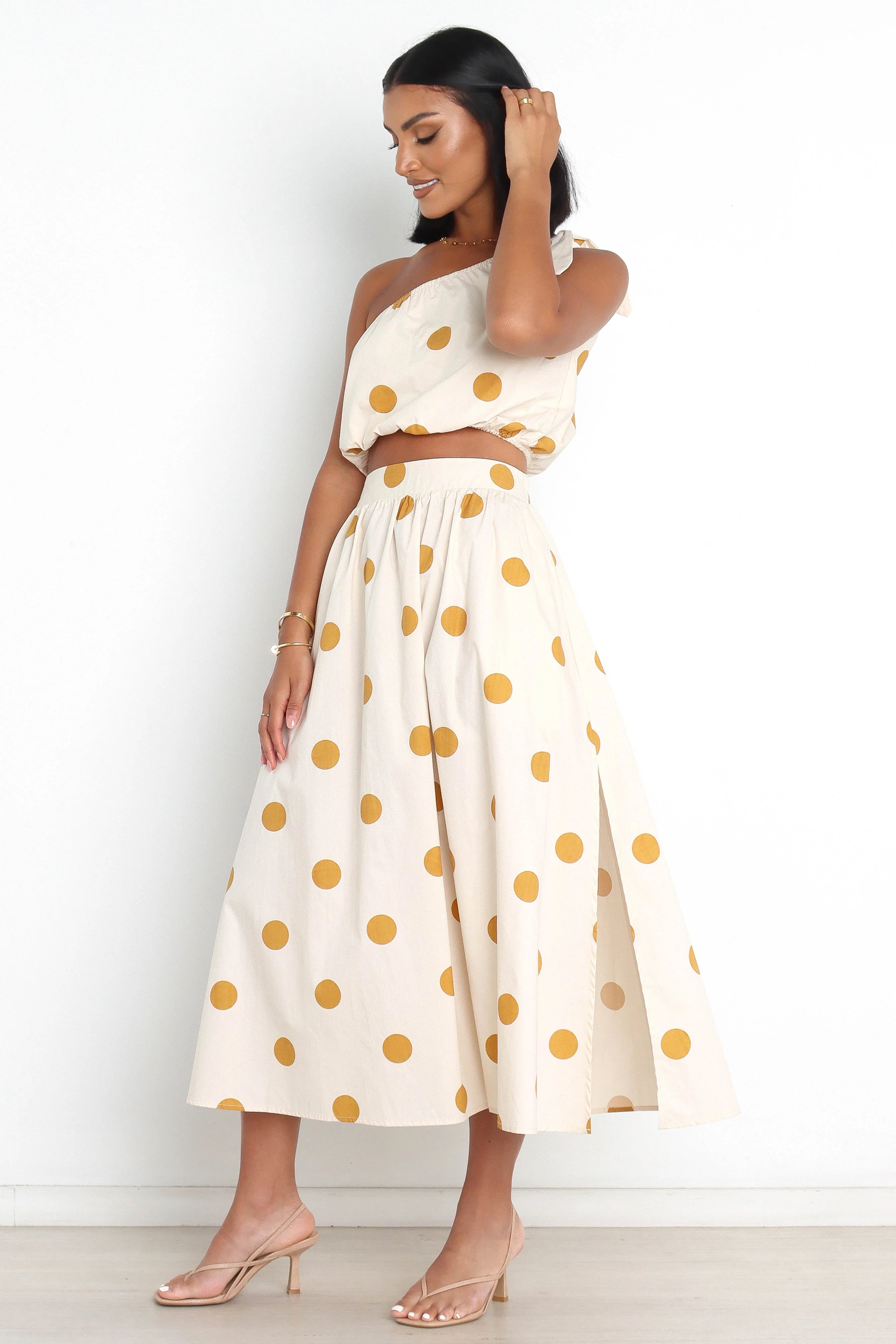 Phillipa Skirt Beige Spot