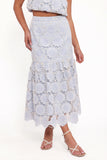 Jennie Skirt Set Blue