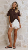Aria Tee Chocolate