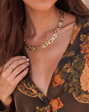 Whispered Marigold Chain Link Necklace