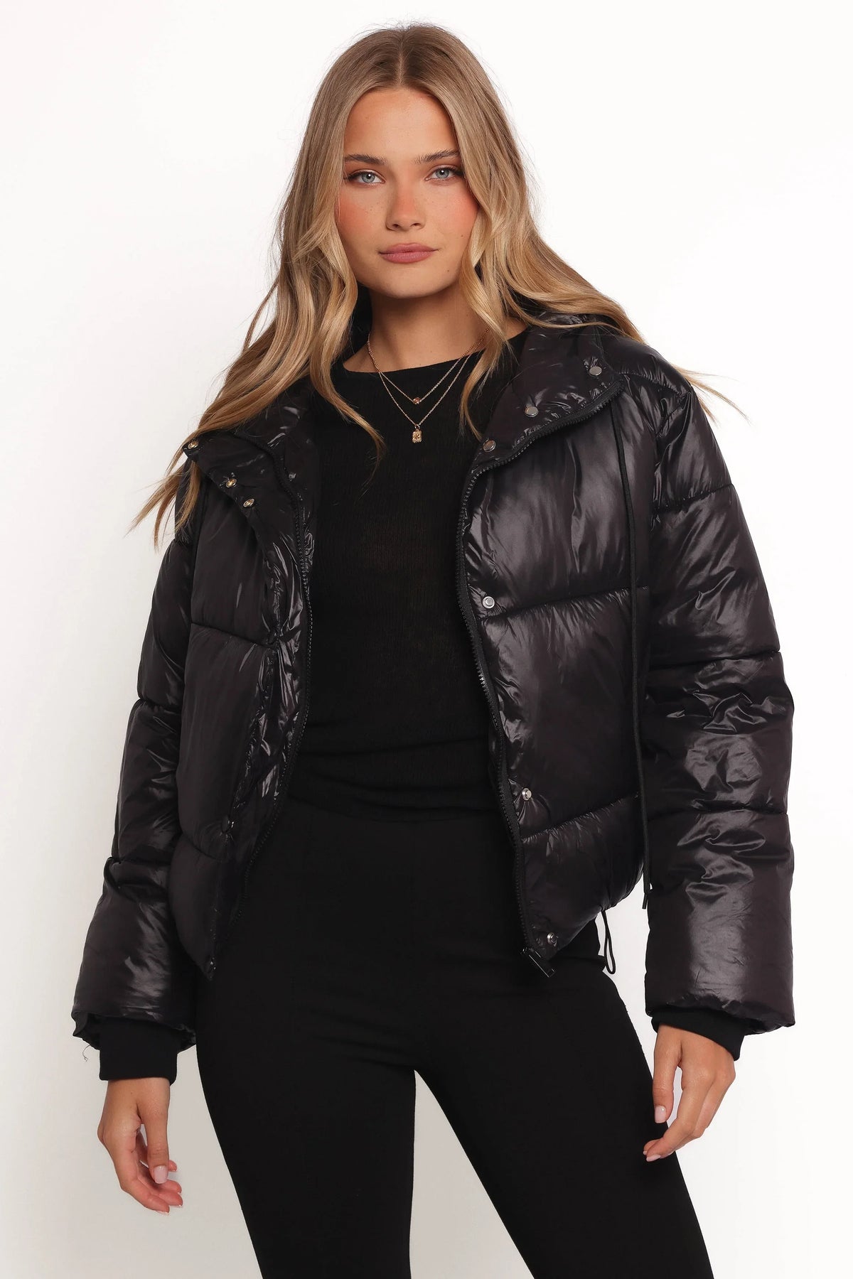 Archie Puffer Jacket Black