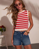 Classic Coast Striped Knit Tank Top