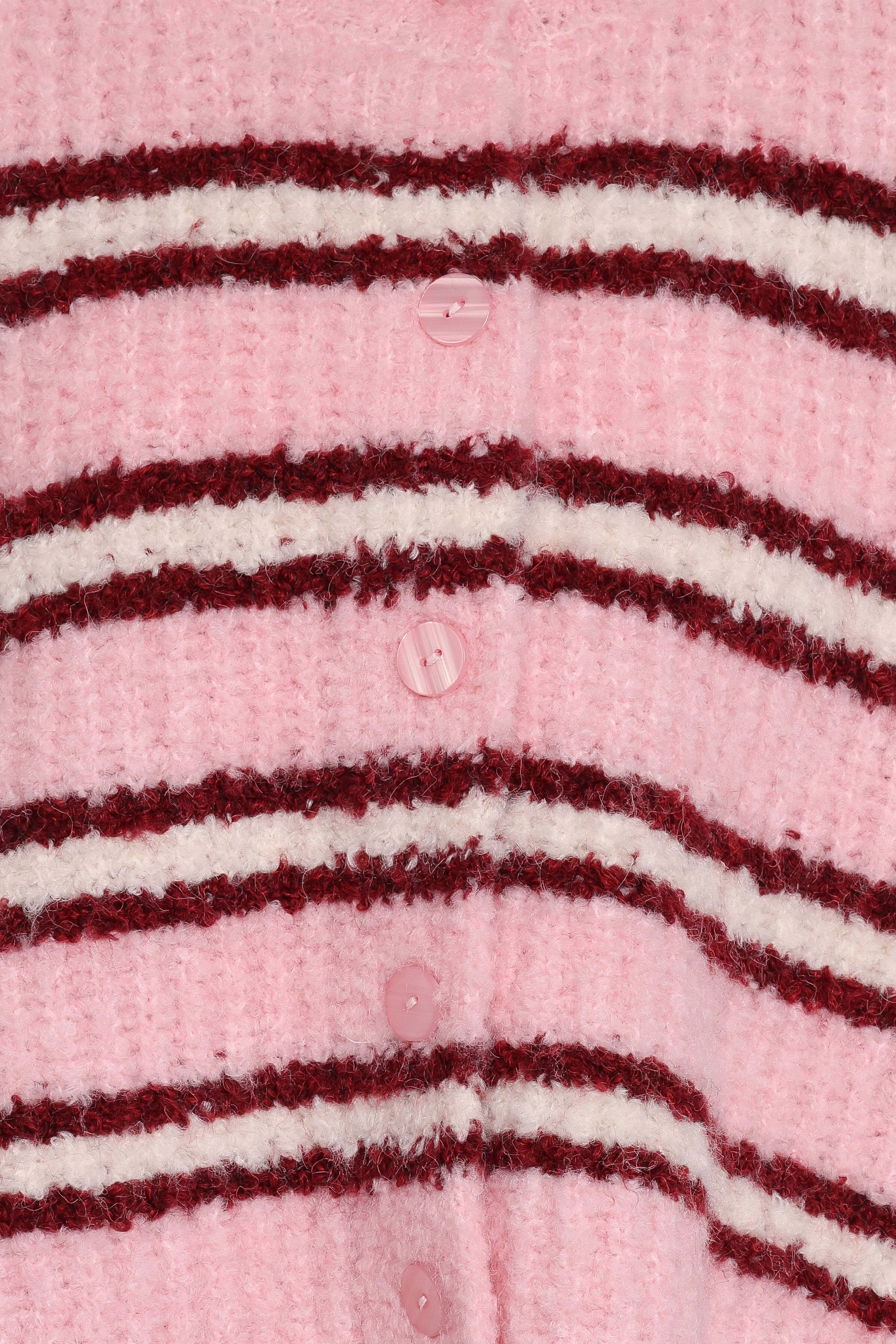 Albertine Cardigan Pink Stripe