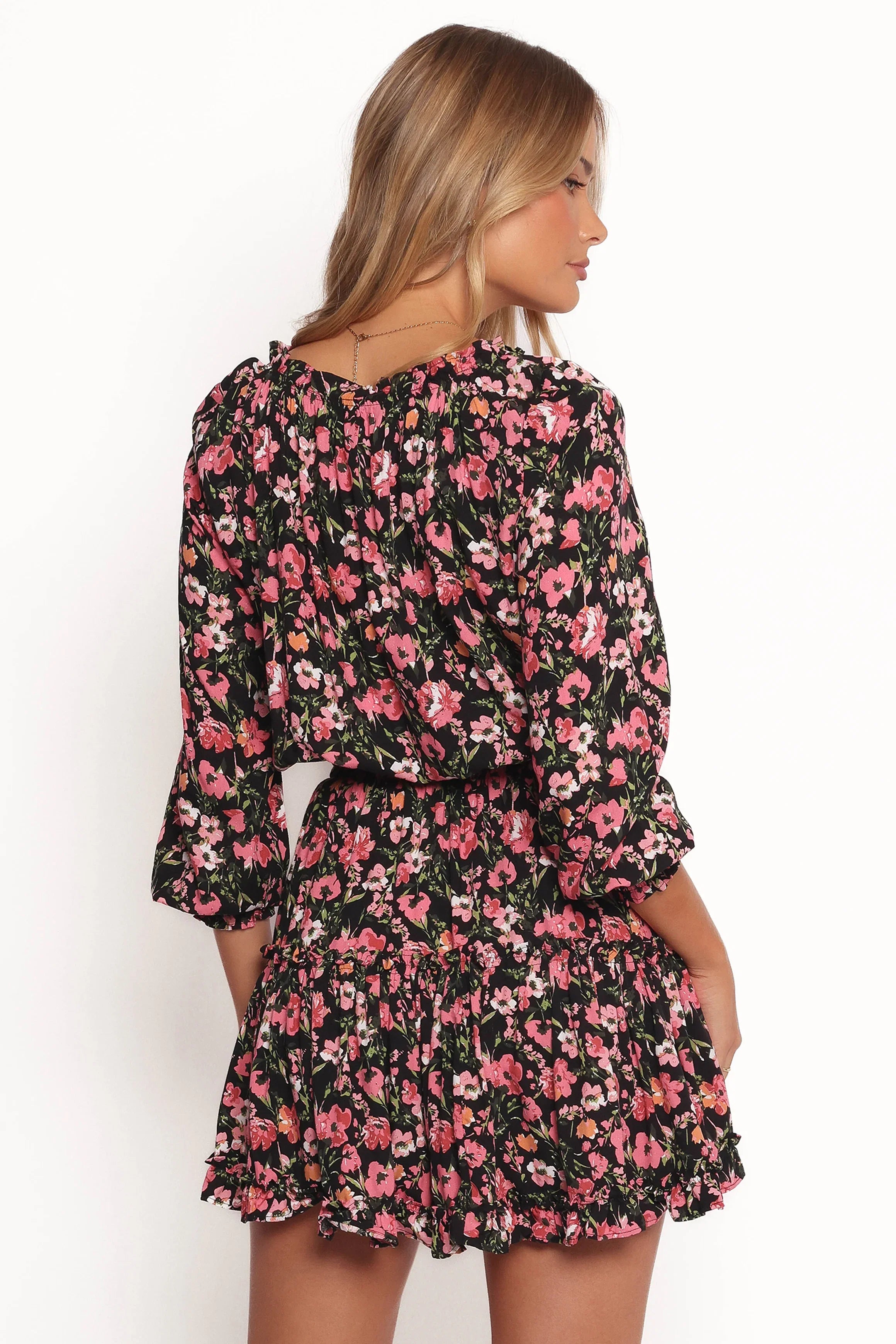 Kealan Dress Black Floral